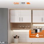 Cubic Kitchen Set 2 Pintu - Rak Atas Dapur - ELENA AVE KSA 2P