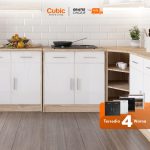 Cubic Kitchen Set 2 Pintu - Rak Bawah Dapur - ELENA AVE KSB 2P