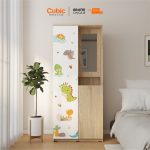 Cubic Lemari Pakaian Bergambar - LUNA LPM 201