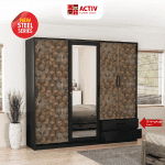 Activ Lemari Pakaian Sliding Besi - FORTE SL 203 D